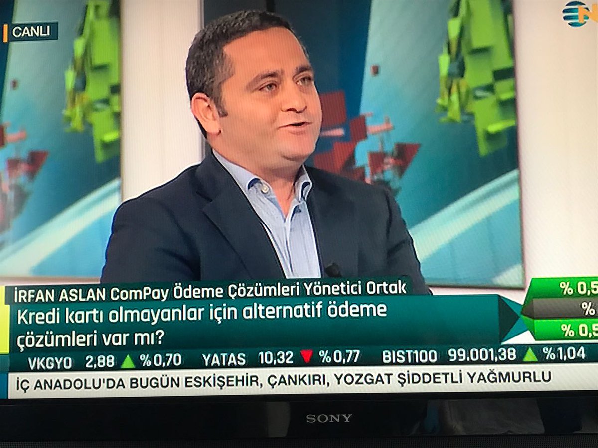 ComPayodeme's tweet photo. @irfanasln @NTVPara Piyasa Ekranı'nda ComPay vizyonu ile Türkiye #eticaret ve ödeme seçeneklerini yorumladı. Video:https://t.co/8ExnJbxDuX https://t.co/IpyZhx35zx