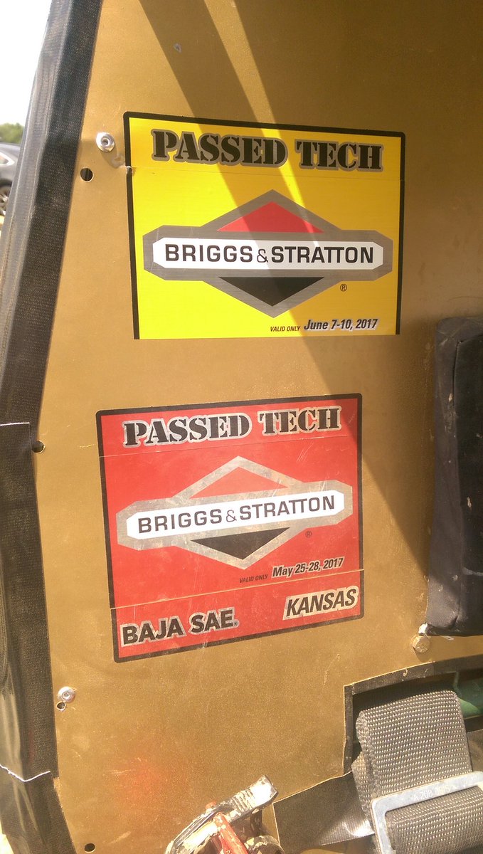 MinerBaja's tweet photo. We passed tech inspection! Now onto brake check. https://t.co/BGYX48ITys