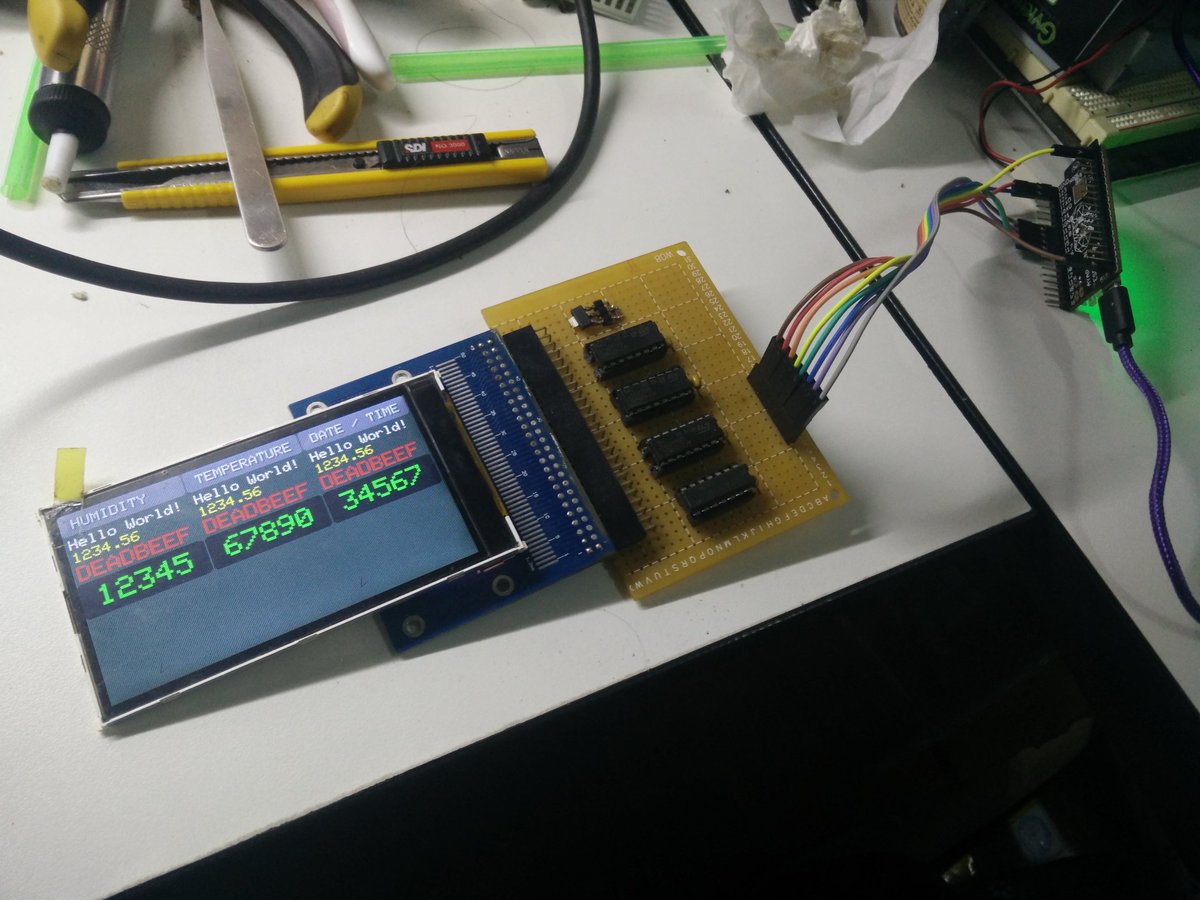 BirdTechstep's tweet photo. เขียนไปเรื่อยๆ สมองจะได้ไม่คิดอย่างอื่น #Node32S #TFT272x480 https://t.co/nZU6JlxIy3