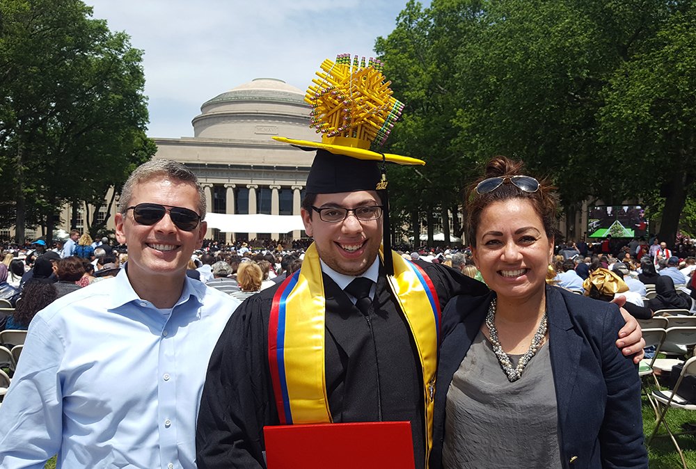 One of today's more creative graduation caps. ✏️✏️✏️ #MIT2017