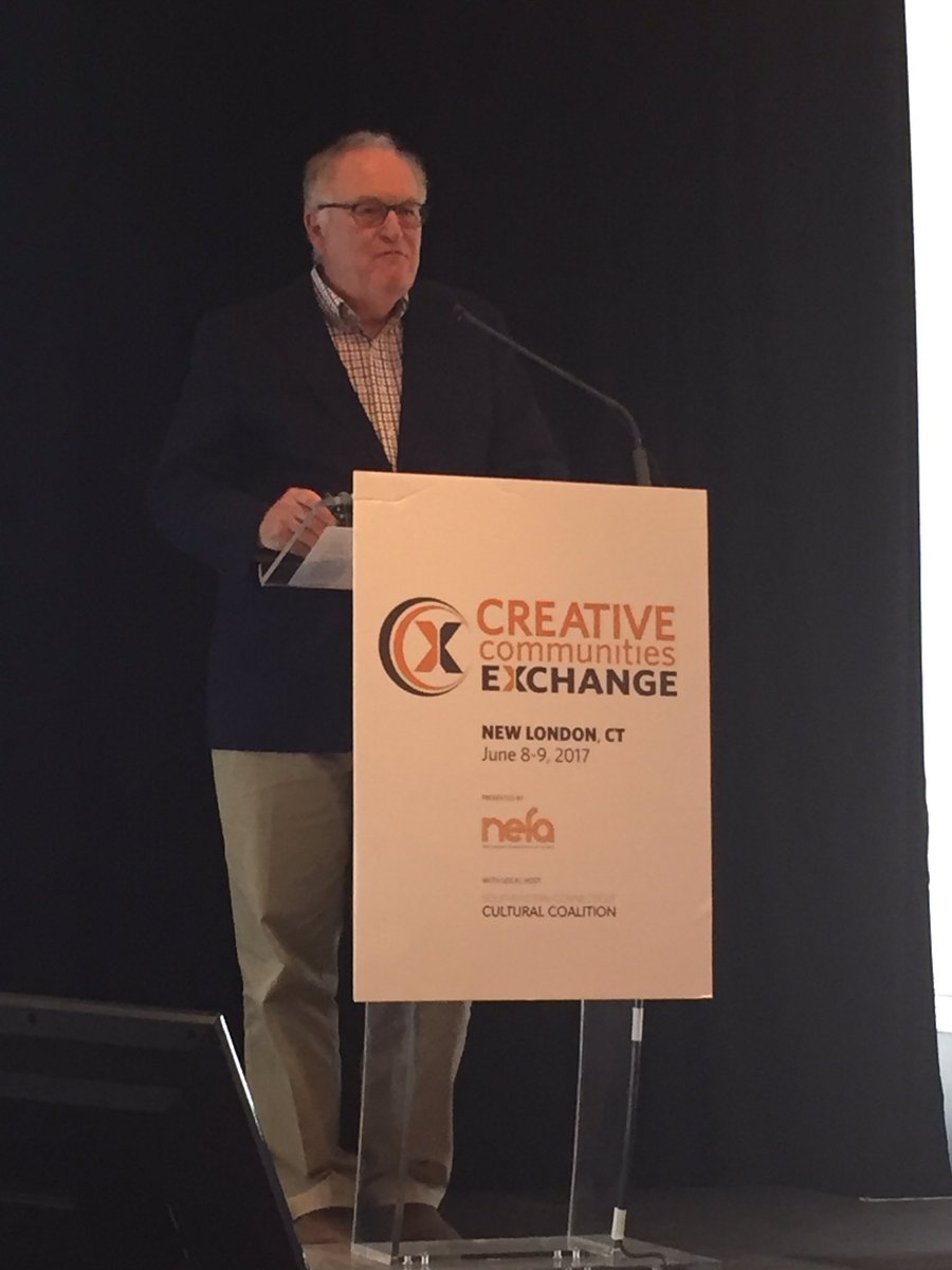 RILatinoArts's tweet photo. "What the world needs is #SocialProfit" David Grant - woot! @NEFA_Boston #CCX2017 https://t.co/j5SJBTxvss