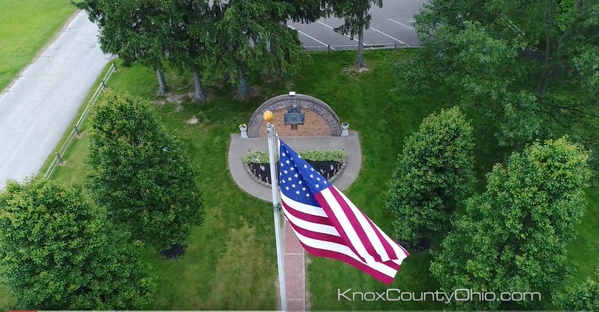 SamMillerSells's tweet photo. Drone video flying over the Memorial Park in Danville Ohio along with some nice #Danville community views https://t.co/2iVihuqhY6 https://t.co/SiGbEMg7ho