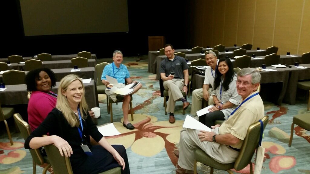 DrBenSpitalnick's tweet photo. One of my favorite parts of #PedsbytheSea is the breakout sessions...Executive Committee here hard at work! Thx for all you do #putkids1st https://t.co/oUGxcf900j