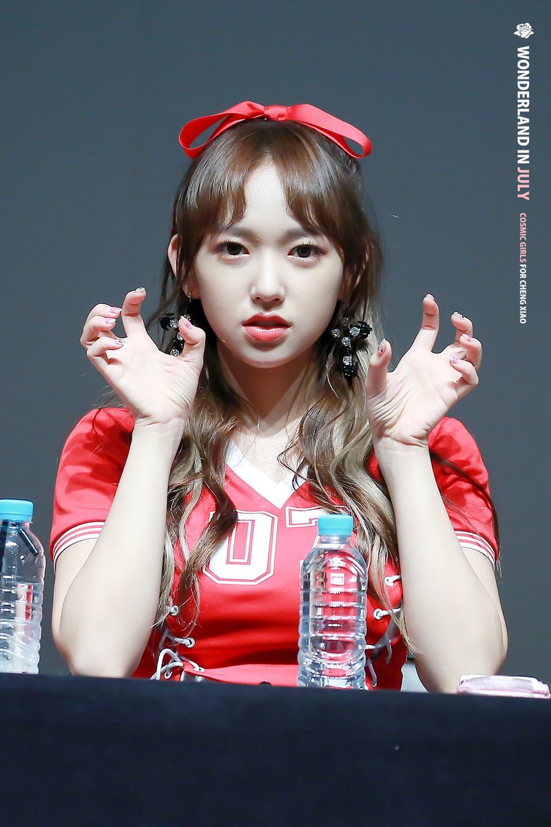 19980715com's tweet photo. HQ🌸 170609 신나라 팬싸 🐱
#성소 #ChengXiao #우주소녀 #HAPPY @chengxiao_0715 @WJSN_Cosmic 💖 https://t.co/eCouxk1r4k