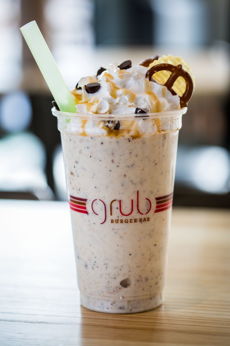 GrubBurgerBar's tweet photo. What's the best way to turn a Monday around? A Kitchen Sink Shake, duh! https://t.co/VwecGiBKS8