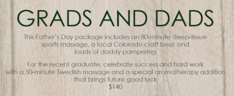 PuraVidaClub's tweet photo. Spoil #Dad and #Grads with gift packages from #spavital! #relax #fathersday #graduation https://t.co/KIUgrF7I0B