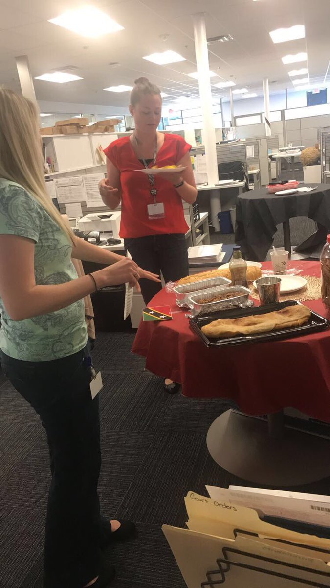 SariyaJasmene's tweet photo. Organized a Taste of The Nation for HR today and it was a success 😅🙈
#allegisgroup 
#allegislife

Allegis Group https://t.co/aoC6BTLSf7