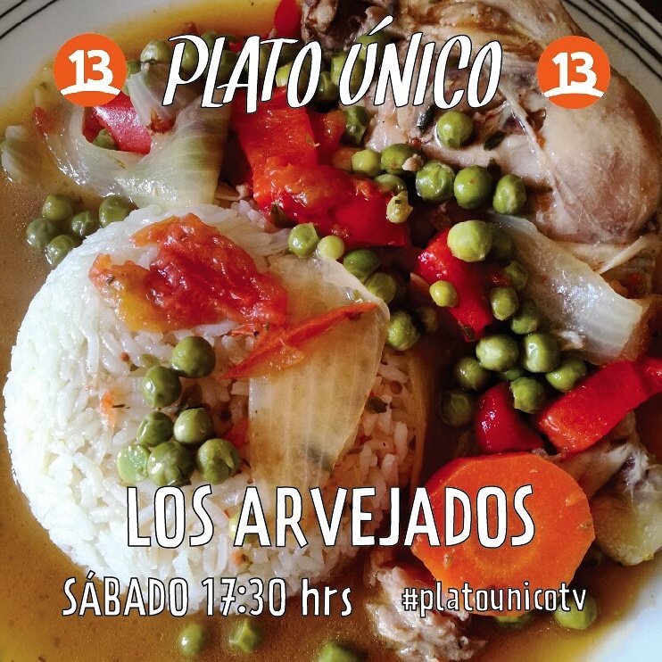 PlatoUnicoTV's tweet photo. Un Arvejadito ???  
Mañana 17:30 hrs por @canal13 🐓💨 #platounicotv https://t.co/jhNjIabWSG