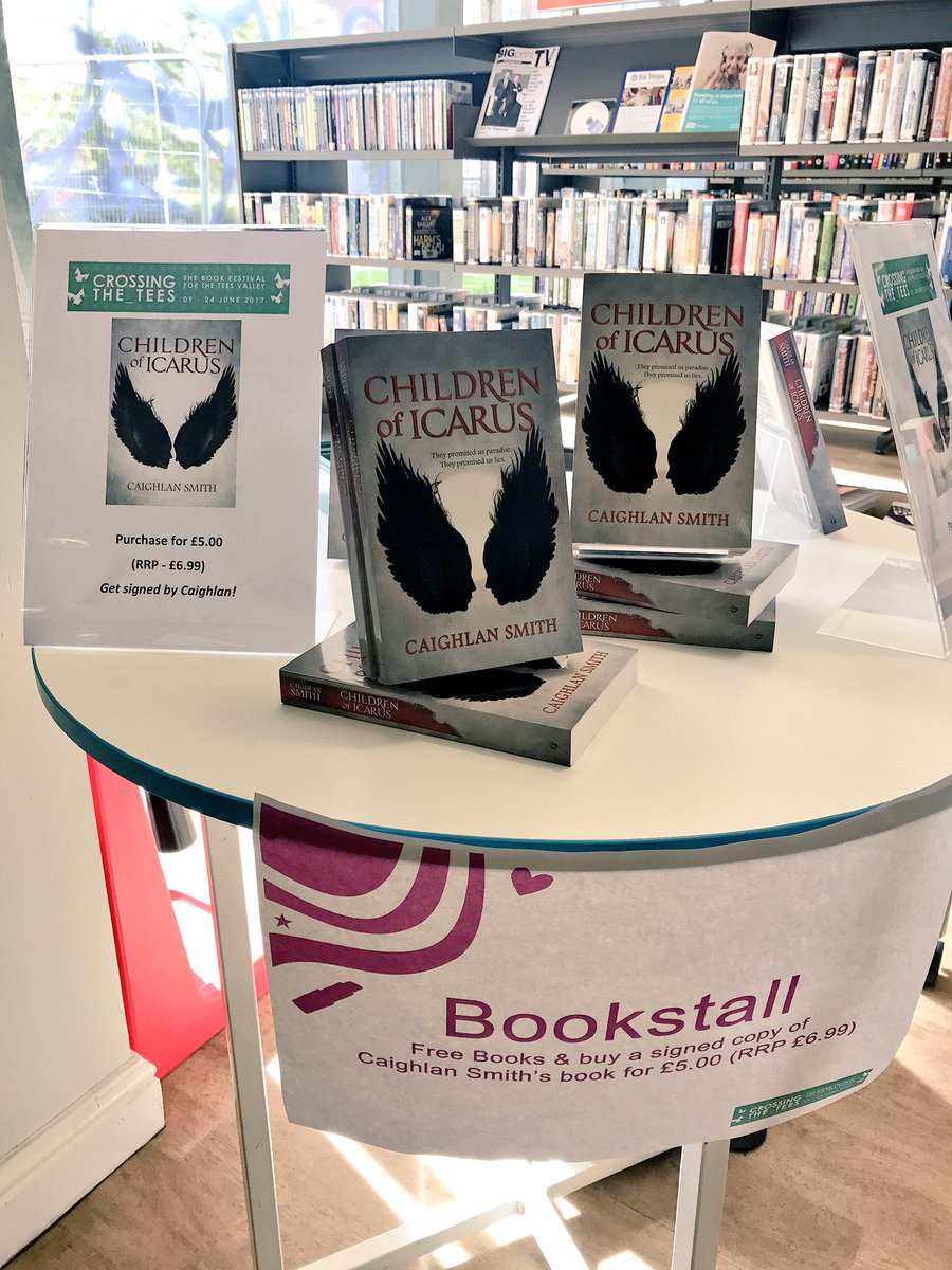 stocktonlibrary's tweet photo. Setting up at #StocktonCentralLibrary ready for our #LipstickLibrary event! Here's a sneaky peek - We'll see you all soon! @CrossingtheTees https://t.co/dImW8gg7wF