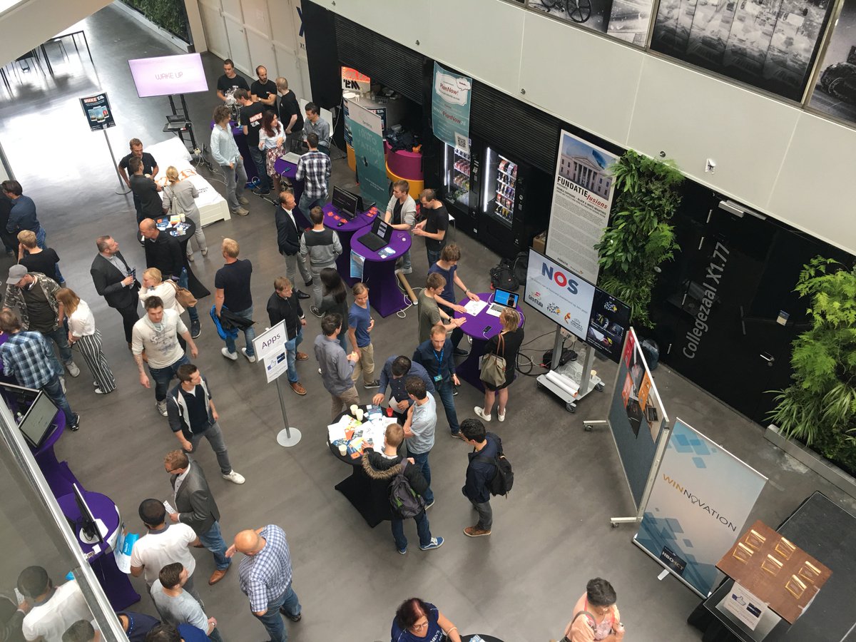 RestaurappNL's tweet photo. Gister waren wij te bezoeken op Winnovation. Het was een geslaagde dag met veel gesprekken en interviews! 🎉 https://t.co/rcGSy8H86r