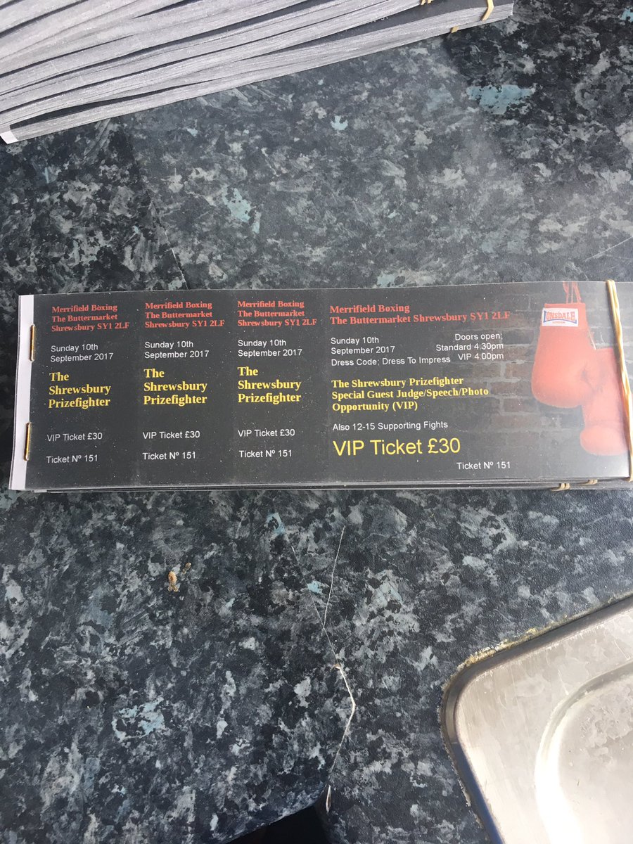 lukemerrifield's tweet photo. Tickets out now 🥊 https://t.co/yVbaTtTJst