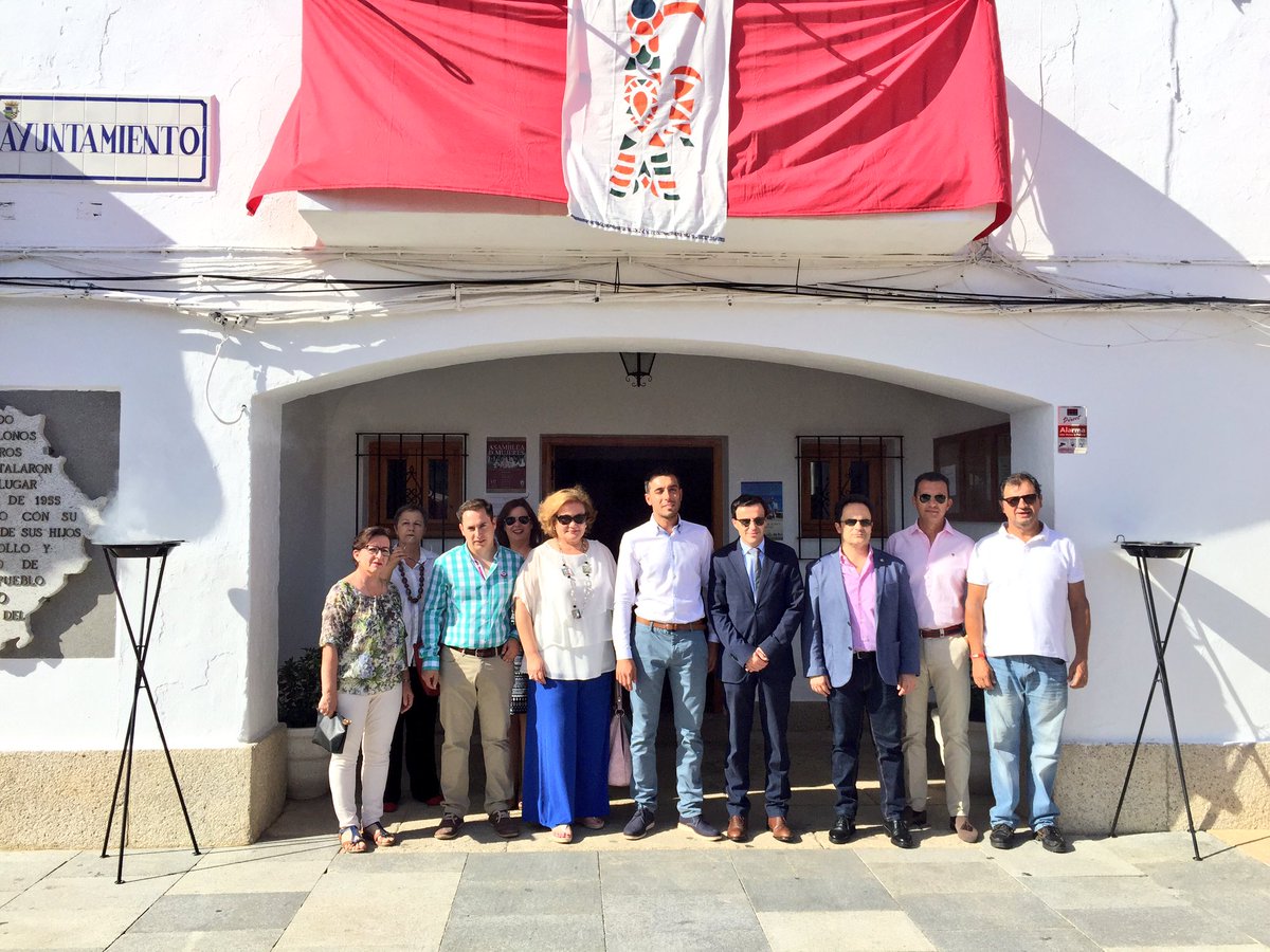 📸@magallardovva en visita oficial a #Barbaño ELM de #Montijo