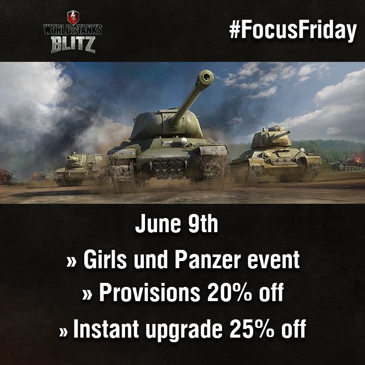 World Of Tanks Blitz On Twitter Check Out Our Weekend Specials