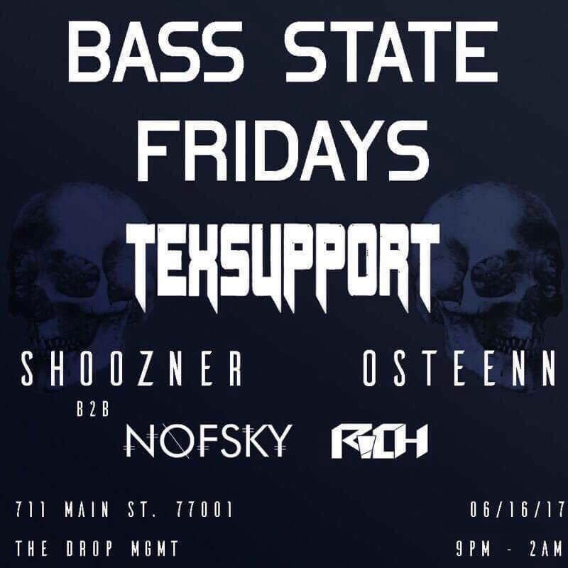 TexSupport_HTX's tweet photo. ⚠️WE WILL BE HEADLINING HOUSTONS ALL NEW BASS STATE FRIDAYS JUNE 16th, THIS WILL BE A NIGHT YOU DO NOT WANT TO MISS⚠️ #TEXSUPPORT https://t.co/TgGTuLTCjj