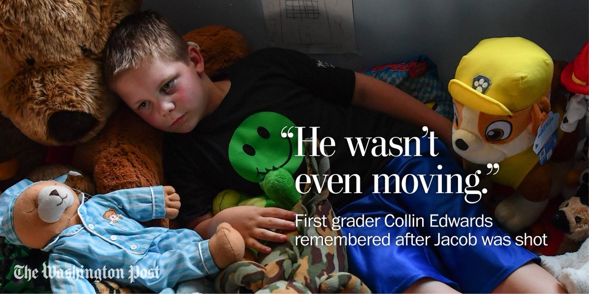 washingtonpost's tweet photo. "Run!" Gunfire on a school playground still haunts the first graders who survived https://t.co/6cOYtjGCYZ https://t.co/0u6LgR5uPx