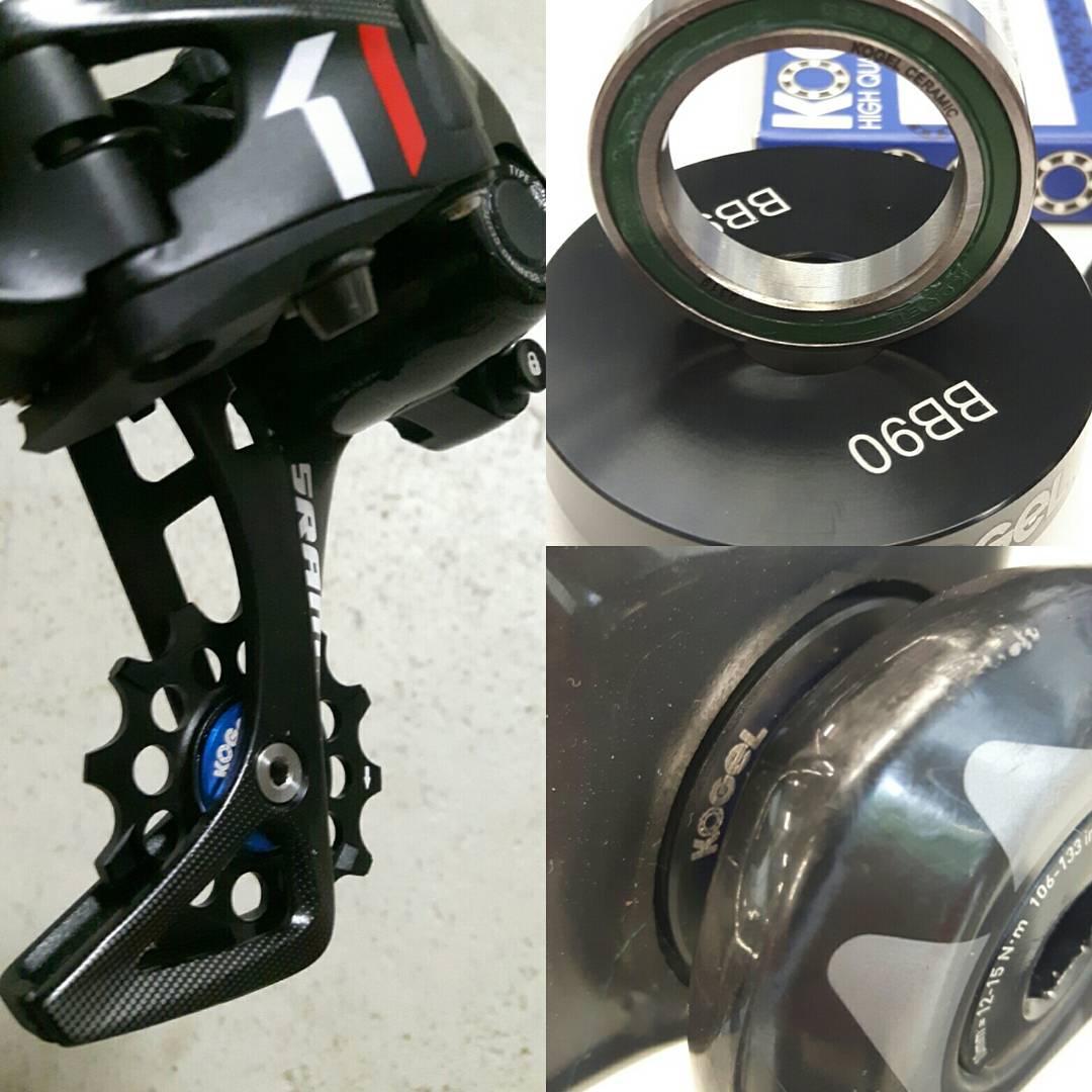 sbaumanncycling's tweet photo. Stoked to have my cross bike equipped with @kogelbearings now
Ready to put these #badassbottombrackets through the #terrainlab
#cyclocross https://t.co/eSFMXnpux0