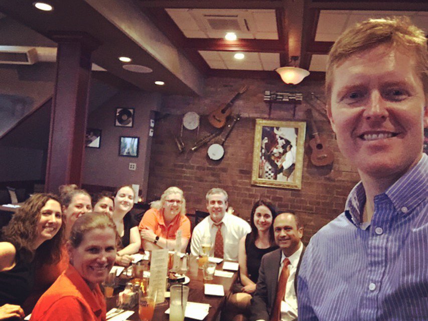 PrincetonGrad's tweet photo. Our group loves a good selfie. Here's #ODOGS post-Hooding ceremony. Congratulations, graduates! 🎓
#princetongradschool #flashbackfriday https://t.co/QbAKxMzDhq