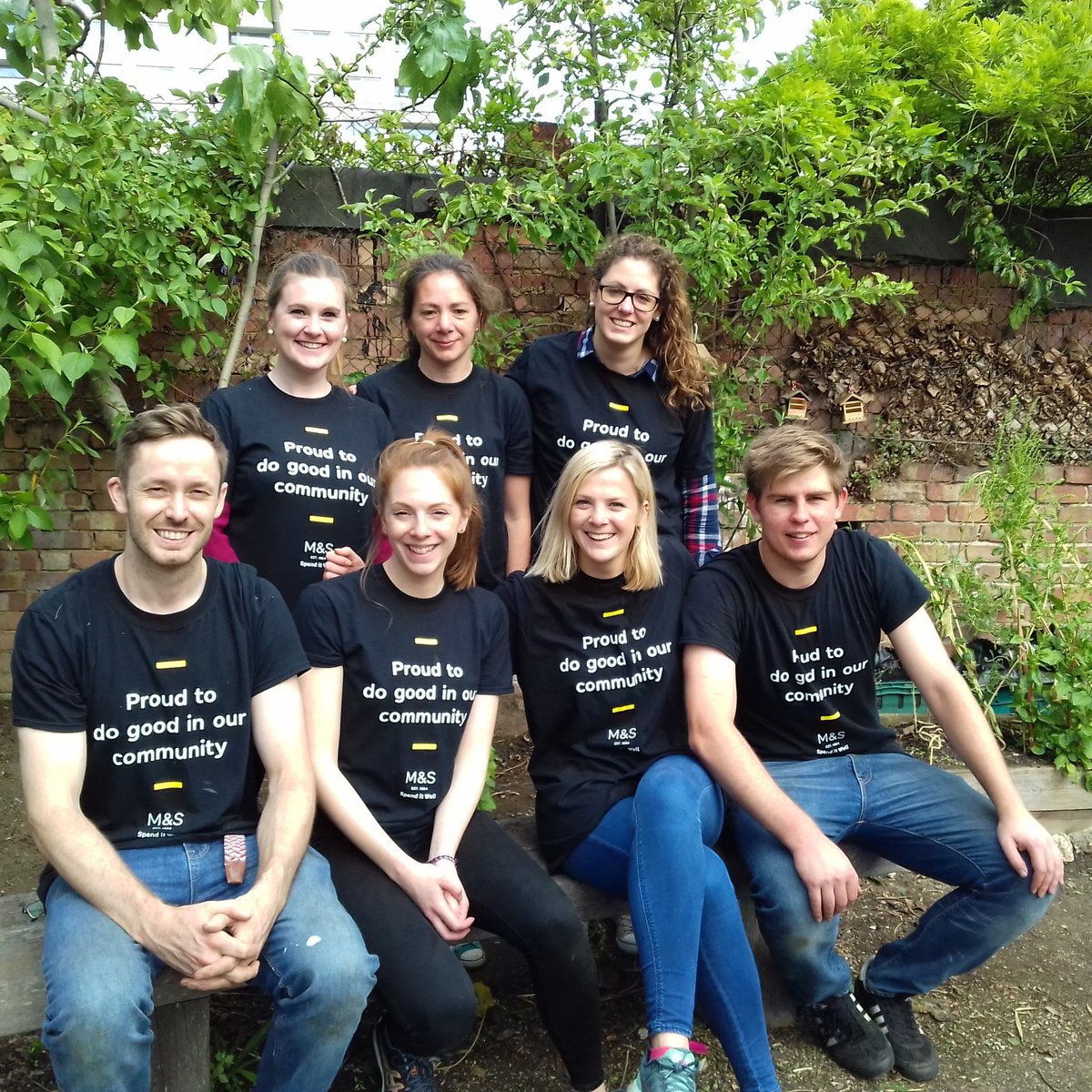 Thank you so much to the confectionery, crisps and biscuit teams of <a href="/marksandspencer/">M&S</a> for such sterling work in our garden!