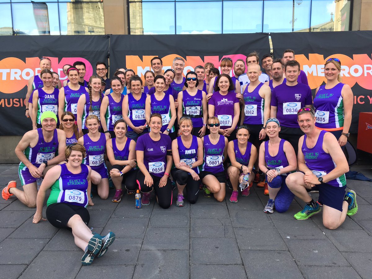 The purple army prepare for battle! <a href="/Blaydonrace/">Blaydon Race</a> #blaydonrace2017