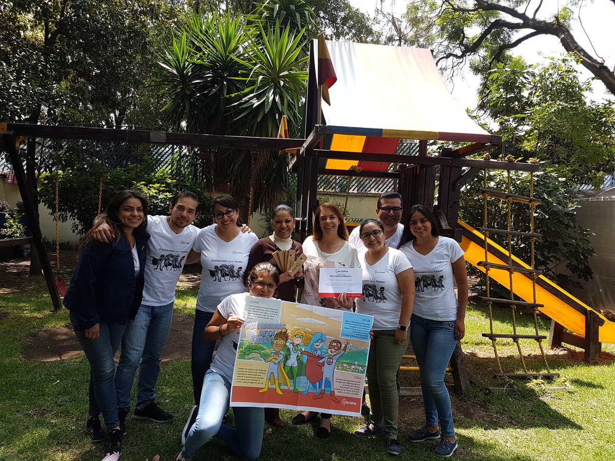 Gracias al Instituto Oscar González Blakaller #ACCIONAvolunteers #voluntariosACCIONA @ACCIONA_MX @ACCIONA