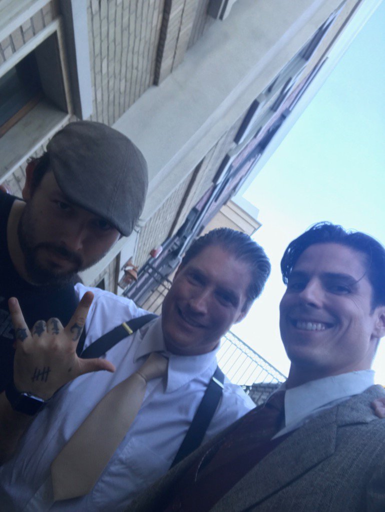 seankanan's tweet photo. Me &amp; @JamesCullenB &amp;@onlyseanfaris on set. This film is going to be epic! #BoldandBeautiful https://t.co/eic7lYpCQw