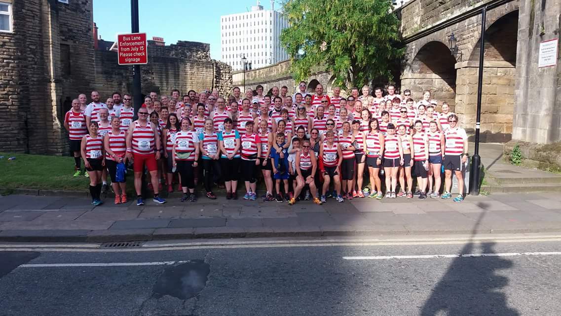 A few Hoops in for <a href="/Blaydonrace/">Blaydon Race</a> tonight. 🏃