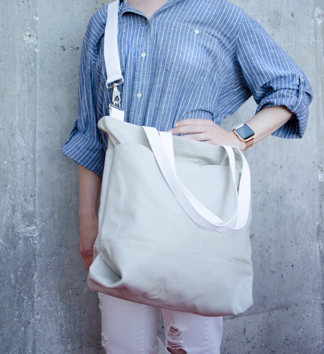 CustomCargoShop's tweet image. Chic Casual Friday with our super soft &amp;amp; environment friendly organic multi pocket shopper tote. We're summer ready, are you? #friyay