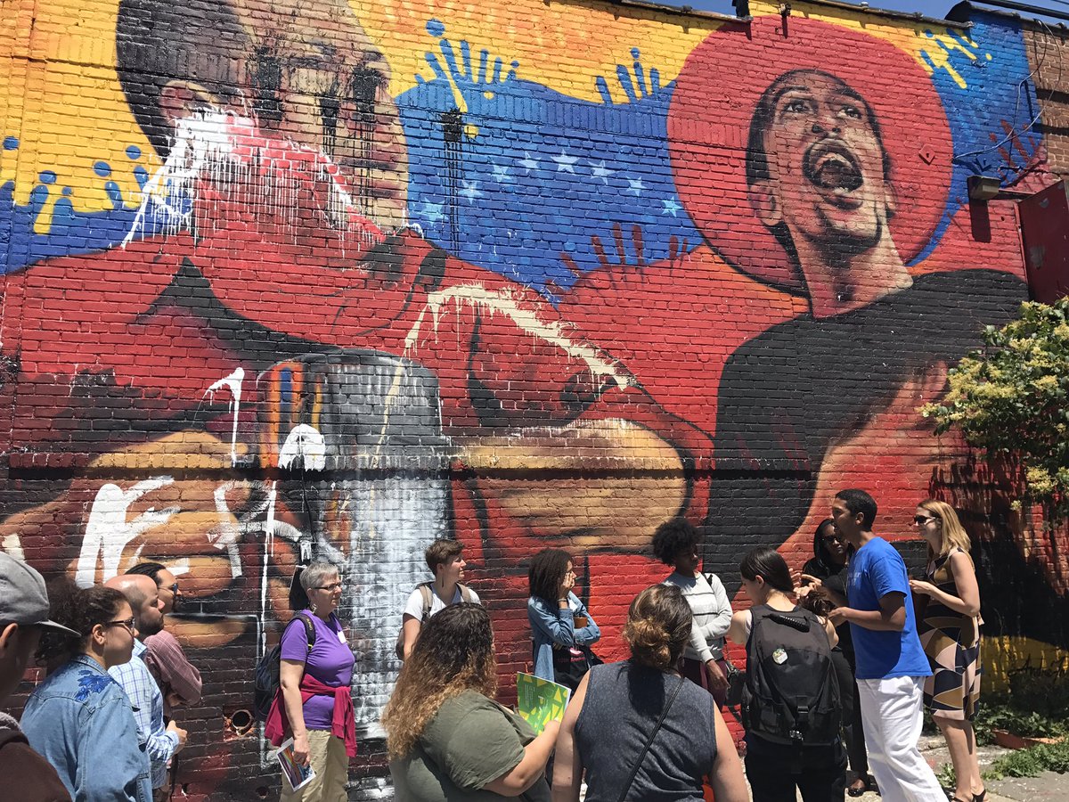 NewEconomics's tweet photo. @USFWC @CEANYC @Shareable @yesmagazine @UpstreamPodcast @workingworldorg @350 @KateAronoff @Institute_coop @mvmt4bl @GreenWorkerCoop Stopping by @THEPOINTCDC in the Bronx to reflect on transnational solidarity in organizing cooperatives❗️ #ECWD2017 #ResistAndTransform https://t.co/1PBLg6Asps