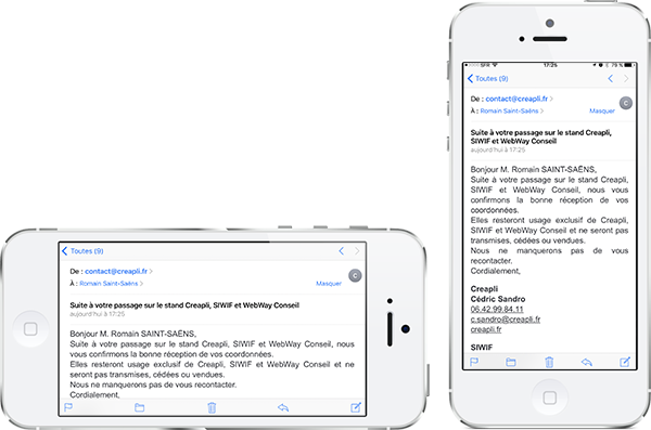 BoxtoLead's tweet photo. Etape 3 - Une fois enregistré, votre prospect reçoit un email entièrement personnalisé, que nous aurons défini ensemble https://t.co/Xnbj0dNxM3