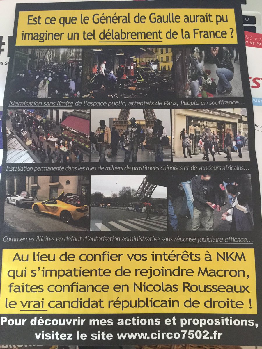 FaustineStAmans's tweet photo. Réveillez-nous... dites nous que ce genre de candidat n'existe pas. Pas ici, pas en FRANCE putain. #connard #legislatives2017 https://t.co/tkRq1VzWck