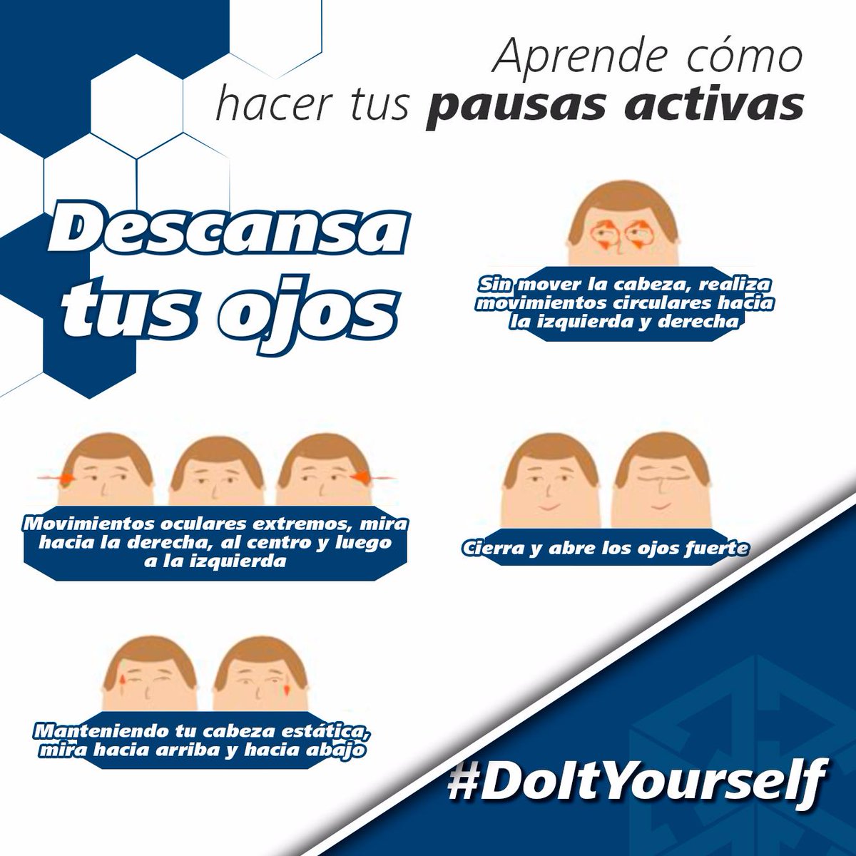 corpgrena's tweet photo. Es momento de hacer una pequeña pausa!
Tu vista te lo agradecerá!

#rrss #pausaactiva #ergonomia #aceros #venezuela https://t.co/eyxIdjsjxc