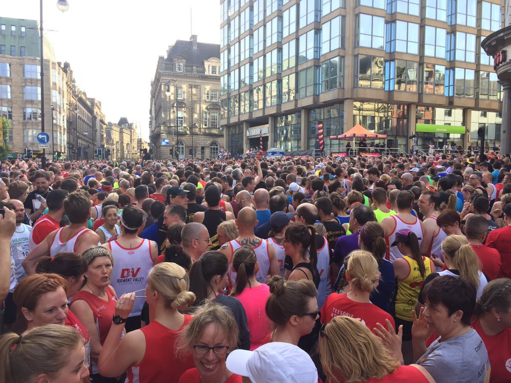 At the start of the <a href="/Blaydonrace/">Blaydon Race</a>