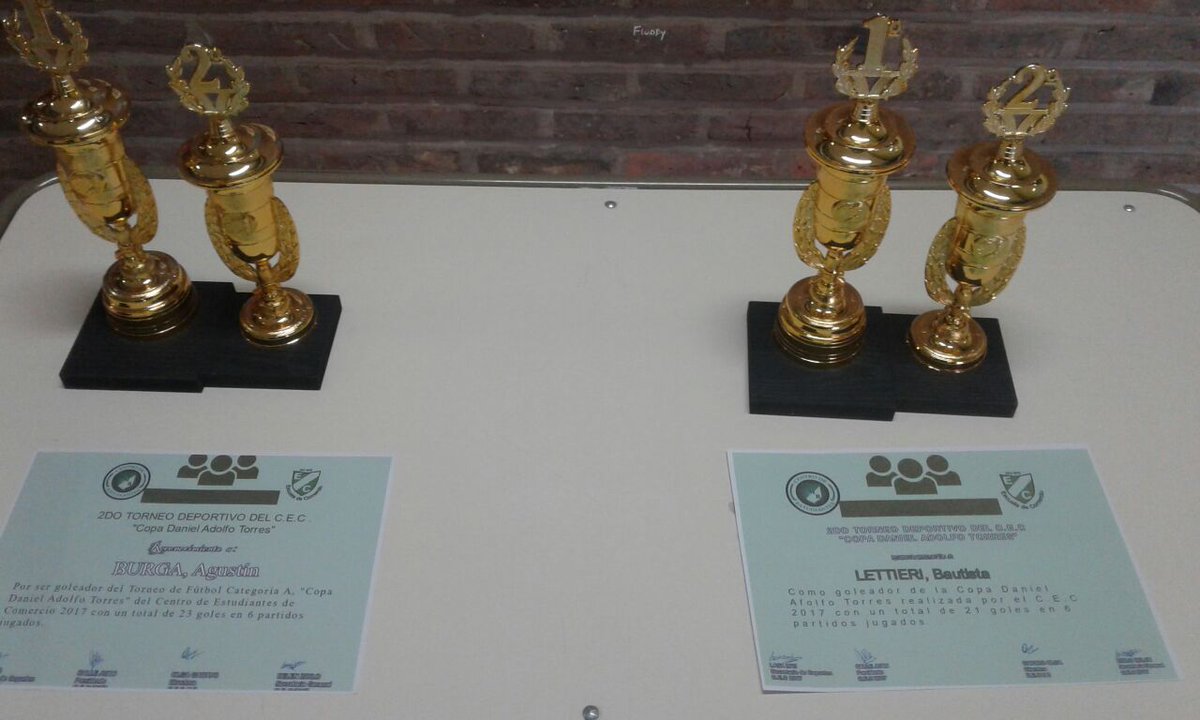 CEComercio2017's tweet photo. Hoy realizamos la entrega de premios a los ganadores de fútbol en la #CopaDanielAdolfoTorres. En la semana próxima  comienza voley! https://t.co/yX3hhFU3jf
