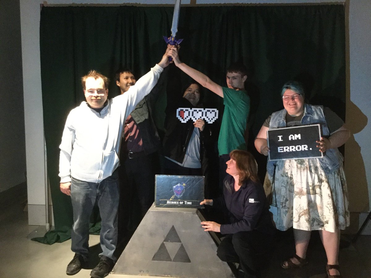 RealEscapeTO's tweet photo. Heroes of #Ottawa! Your photos are up! Tag yourselves and your friends! #SCRAPZelda #DefendersoftheTriforce #Zelda https://t.co/VDbqjefE8S https://t.co/HLjT5KlIuJ
