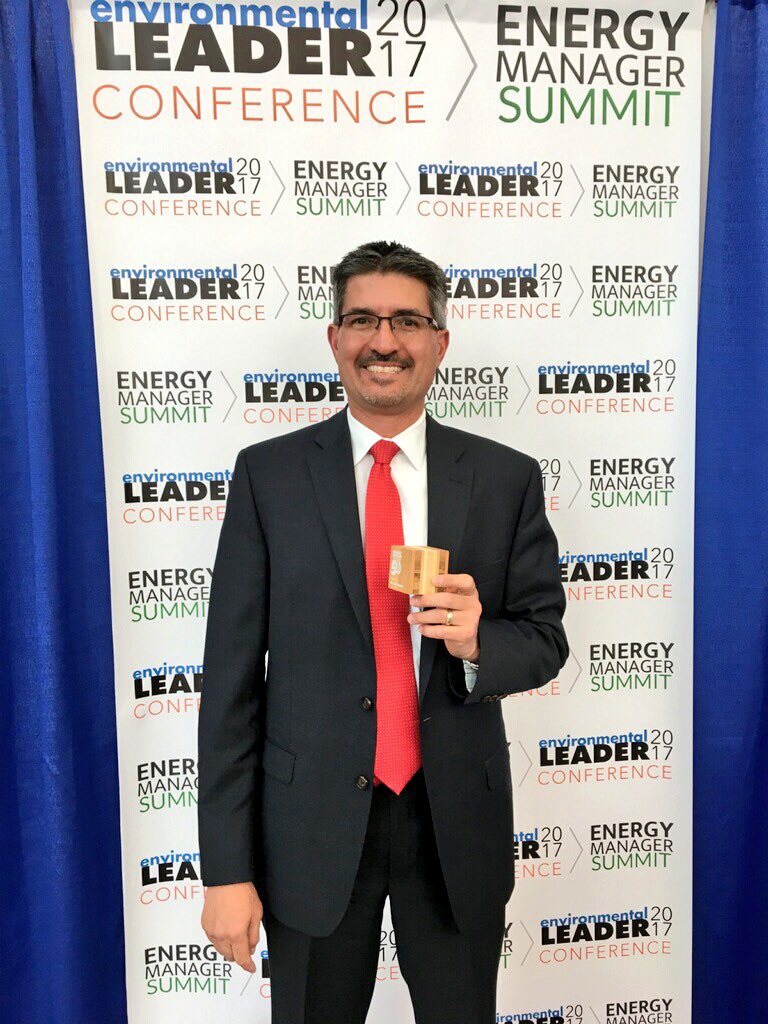 CitizenCaesars's tweet photo. Proud to be environmental leaders &honored to accept our 3rd @ELDaily "Project of the Year" award #ELCON2017 #@LifeAtCaesars @ericldominguez https://t.co/d9S2WTqfCy