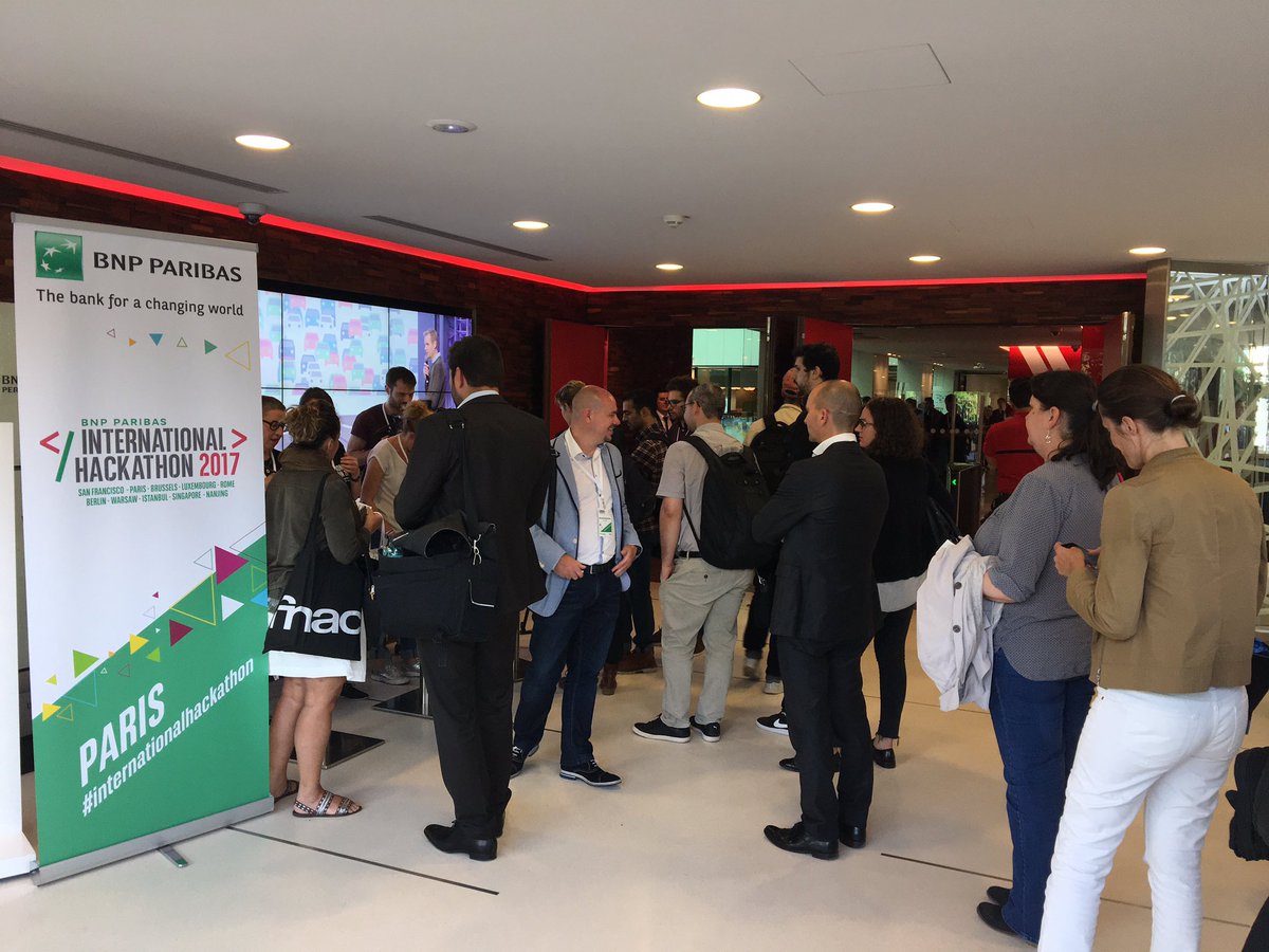 genezys's tweet photo. #TouchAndSell au #InternationalHackathon BNP 2017 ! @Touch_Sell https://t.co/ZoAeEpymg6