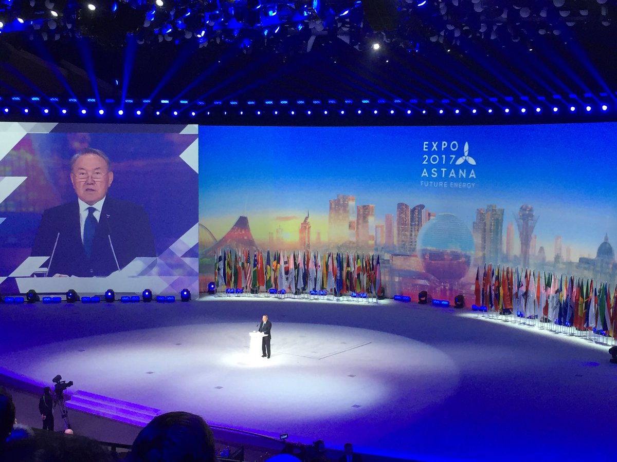 Congratulations to the president &amp; people of #Kazakhstan on an amazing #Expo2017 opening! The USA is excited to be a part #usaexpo2017