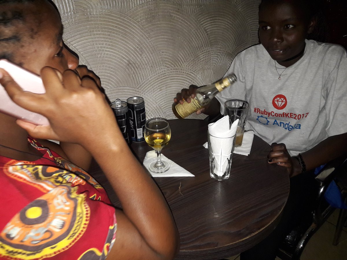 NairubyKE's tweet photo. Great networking @github #meetup after second day at #RubyConfKe2017 #Networking and good time. Thank you @MikeMcQuaid from @GitHubCommunity https://t.co/9QwrQd8w7g