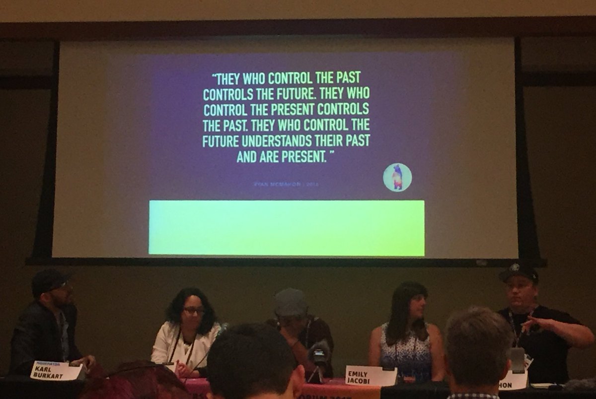 Civichealthlabs's tweet image. &quot;It&apos;s a systemic and structural shift not just a few panel conversations.&quot; @RMComedy #decolonizetech #pdf17