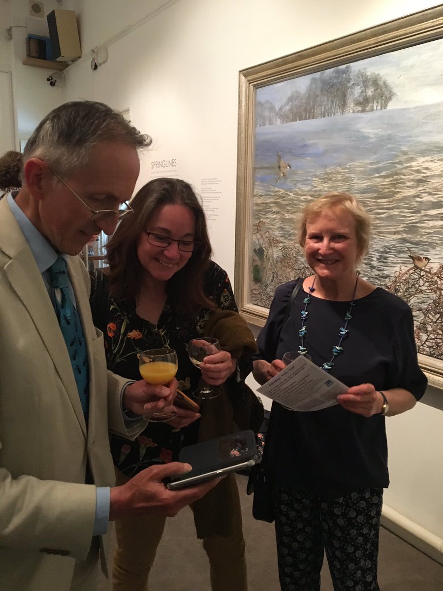 sarahsalway's tweet image. Not only was @clarebest1's launch at TW Art Gallery full of poetry and paintings, I got to spot butterflies with @TWBC_Museum #springlines