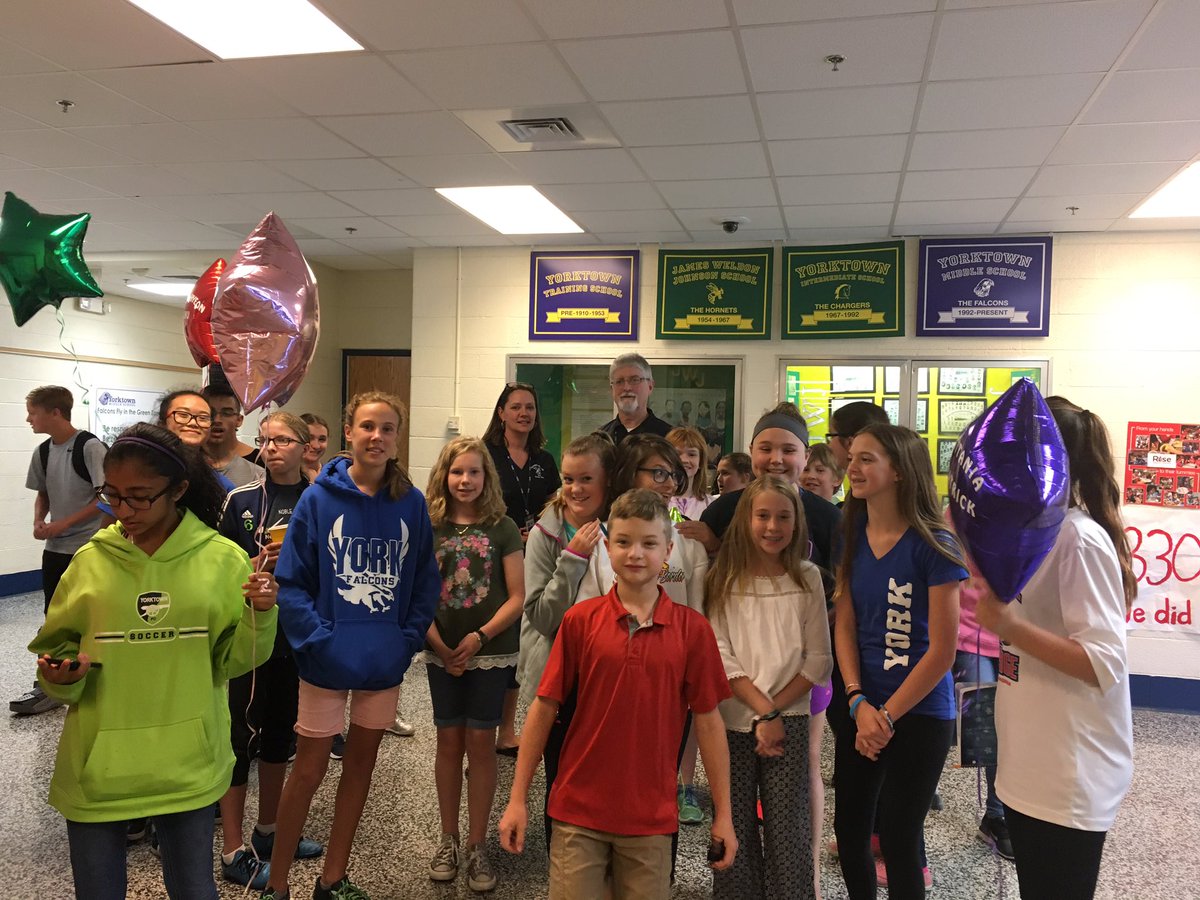 GWHairston's tweet photo. YMS YVC thanking our wonderful custodians. Great student-led project! Awesome Falcons! #ymstags https://t.co/x2AqDPWmu8