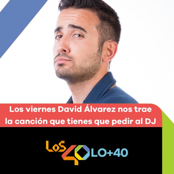 LoMas_40's tweet photo. WOW! Es viernes y está con nosotros @davidalvarezfm para recomendarnos la canción que tenemos que pedir al dj este finde!
#OnFireConLoMas40 https://t.co/spmTh8FeKZ