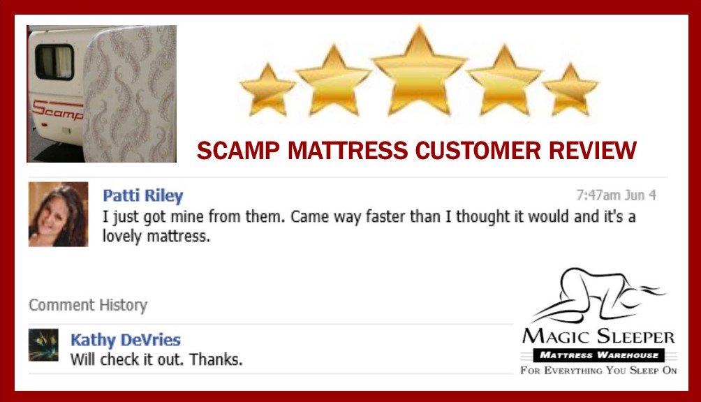 magic_sleeper's tweet photo. Always enjoy hearing feedback from our customers.  
#magicsleeper #thankyou #familyowned #newmattress #scampmattress #scamplife #rvmattress https://t.co/CIaPG8Fnrn
