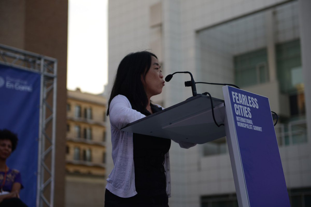 takethesquare's tweet photo. We need a feminist, bottom up and commons oriented revolution. Now, 180 cities cities reshaping democracy in Barcelone #WeAreFearless https://t.co/FTXzPutIiO