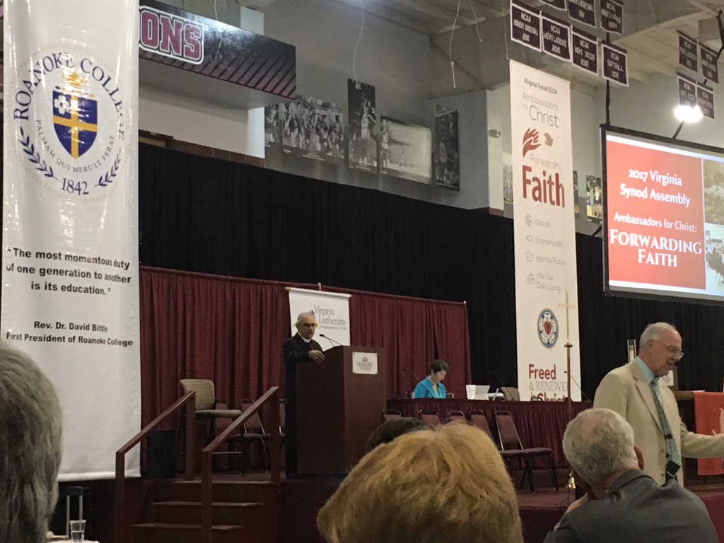 cmbow73's tweet photo. It begins! #bishopfirstballot #vasynod #2017 https://t.co/229bt4XX9i