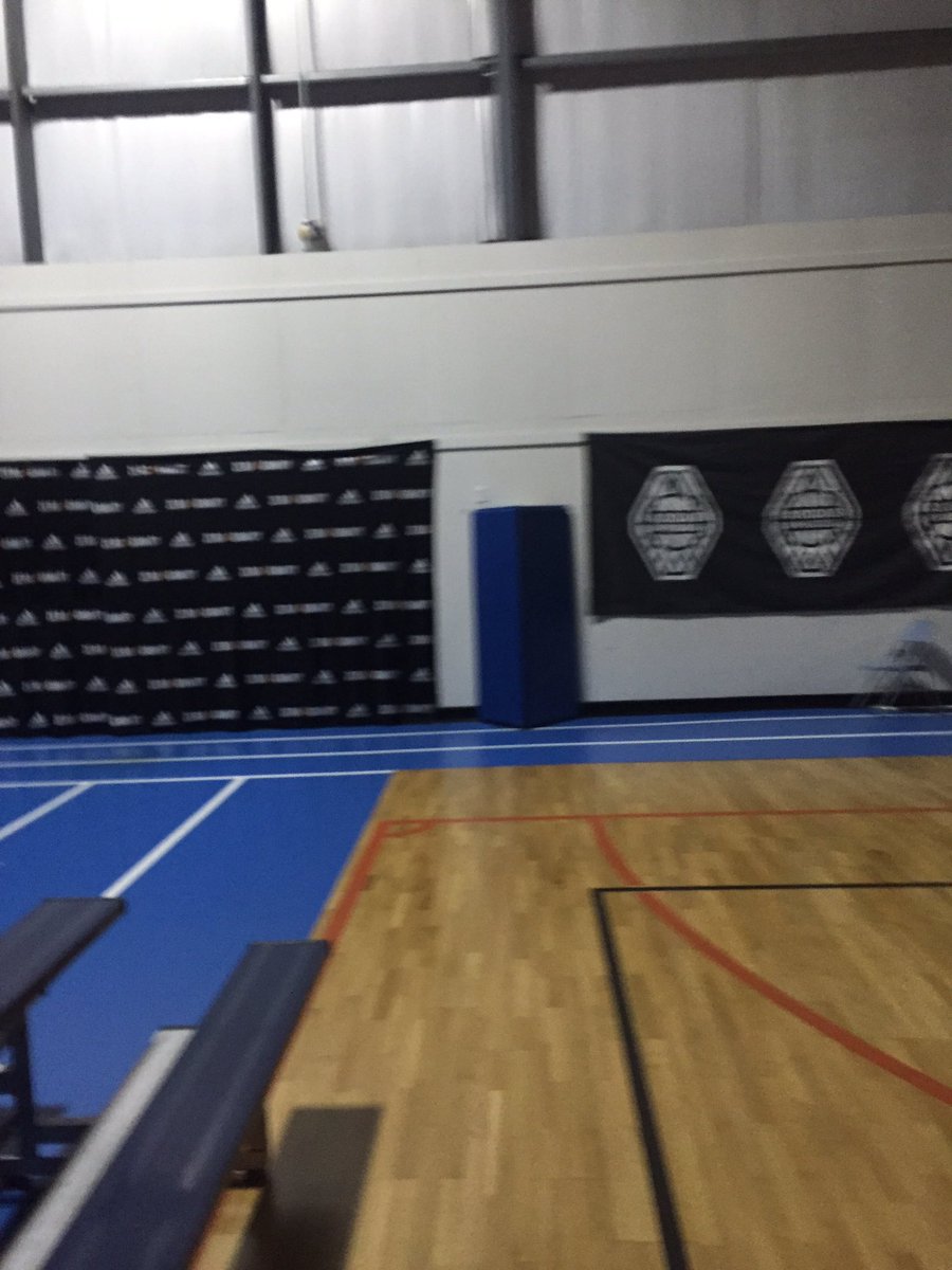 TylerS_ZG's tweet photo. Setup for #ZGFinals is underway @ZeroGravityBB @UnivSportsCompl can't wait to see the atmosphere around Boston this weekend https://t.co/GHcKzzZv4m