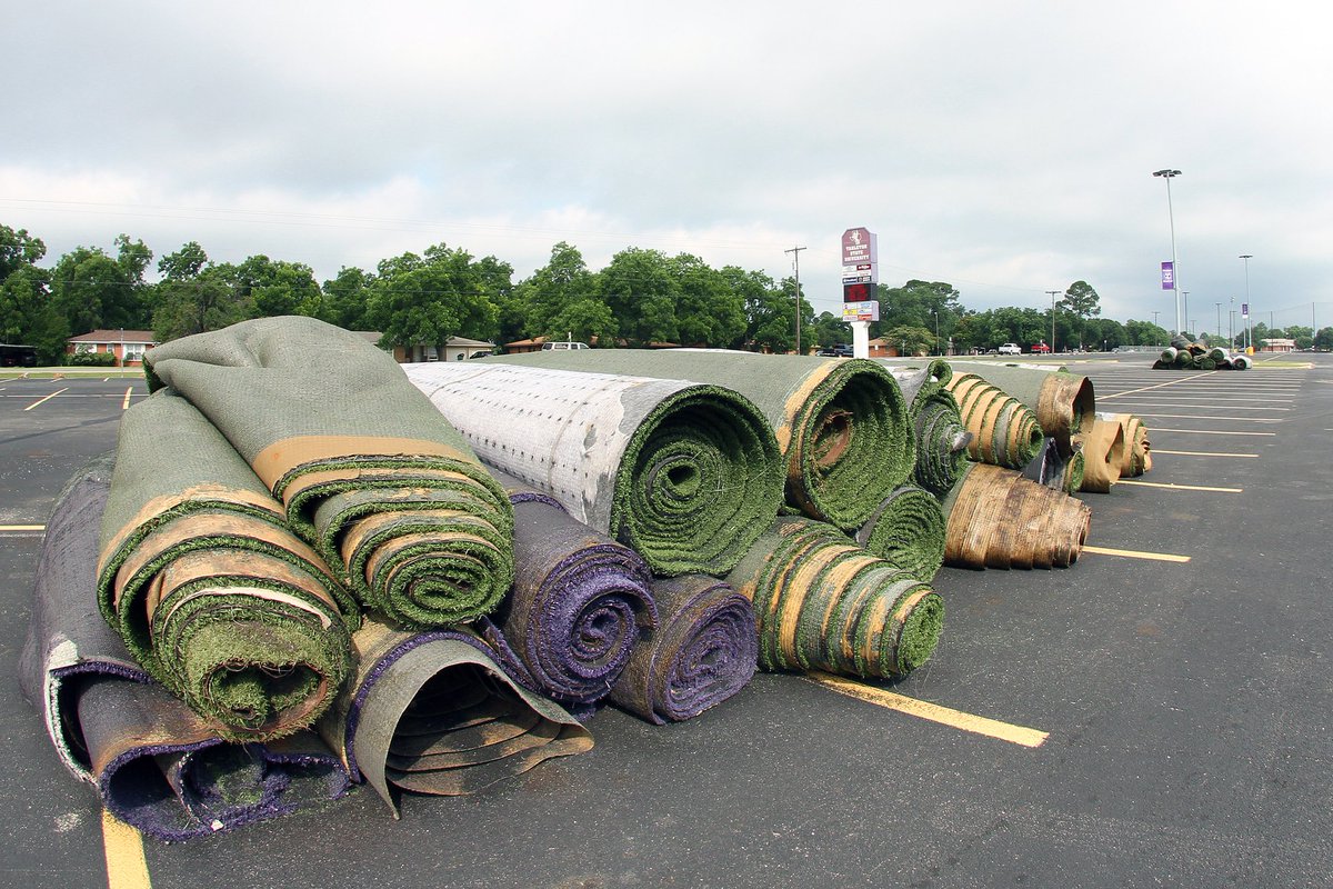 TarletonPrez's tweet image. Rolling up the carpet at Tarleton to begin renovation &amp;amp; expansion of Memorial Stadium #GoTexans