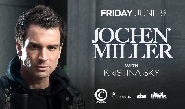 Jochen Miller with Kristina Sky at Create Nightclub Hollywood, Friday June 9 2017