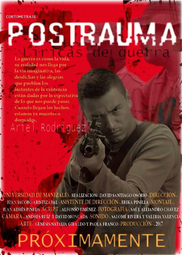 3,2,1 Acción, Están Listos?? Mañana Se encenderá la pantalla y dará paso este 10 de Junio a la #premier de #POSTRAUMA. #ESTRENO Postruma 😀🎬🎥