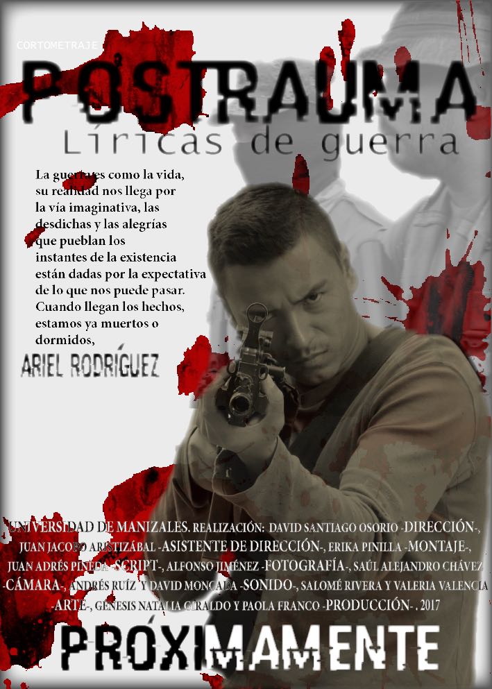 ArielRmodelo's tweet photo. 3,2,1 Acción, Están Listos?? Mañana Se encenderá la pantalla y dará paso este 10 de Junio a la #premier de #POSTRAUMA. #ESTRENO Postruma 😀🎬🎥 https://t.co/VEqF2tNLVk